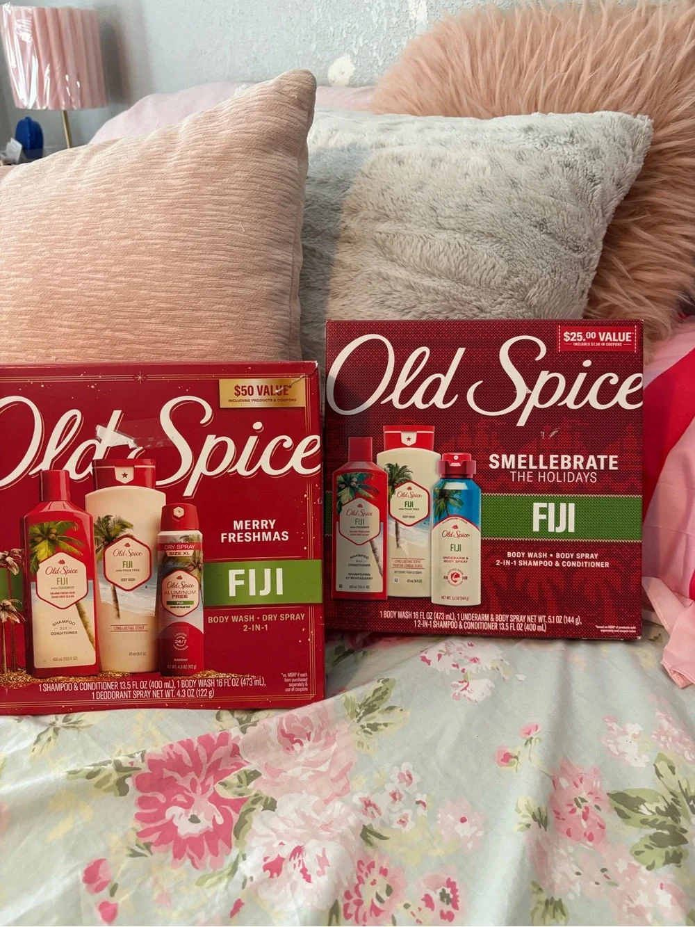 Old Spice Fiji Men’s Grooming Set - Red Holiday Gift Pack